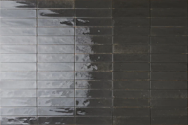 Soho Black - Gres Effetto Mattoncino Lucido 6x25 - Image 3