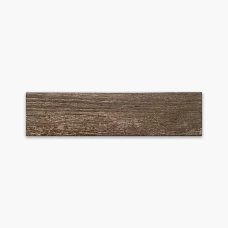 Stock Piastrelle Effetto Legno Marrone per Esterni - Gres Porcellanato 15x60 R11 SCONTATO