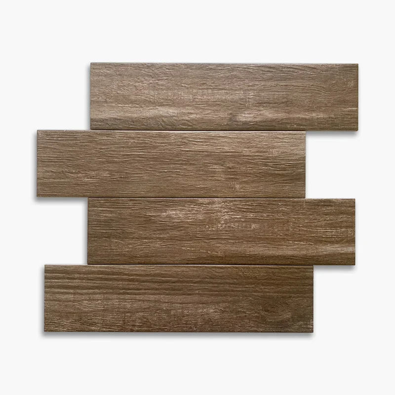 Stock Piastrelle Effetto Legno Marrone per Esterni - Gres Porcellanato 15x60 R11 SCONTATO - Image 3