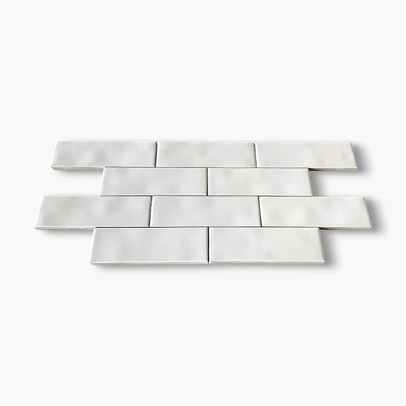Stock Piastrelle Mattoncino Bianco - Rivestimento Opaco 5x15 SCONTATO - Image 2