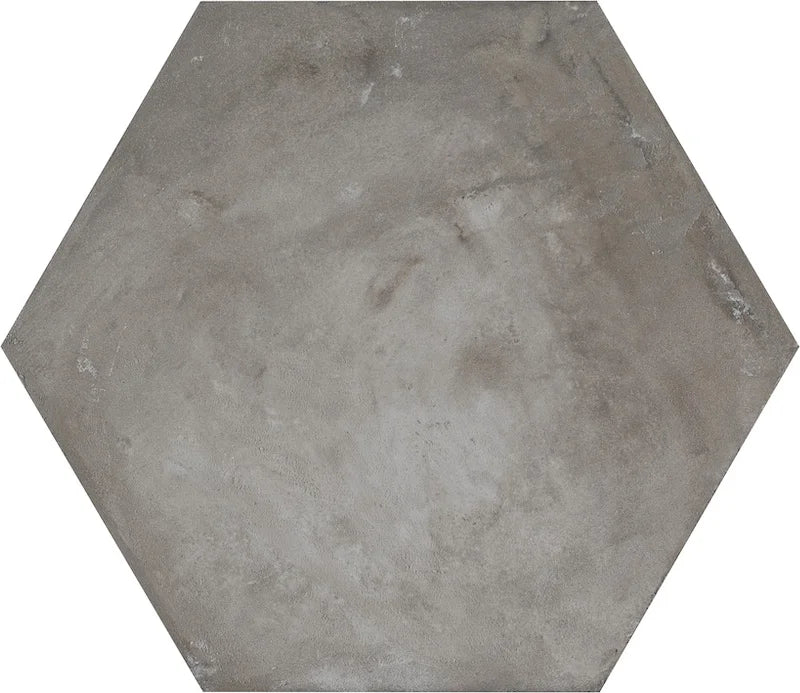 Terra Antracite Esagona - Gres Effetto Cotto Esagonale 25x21