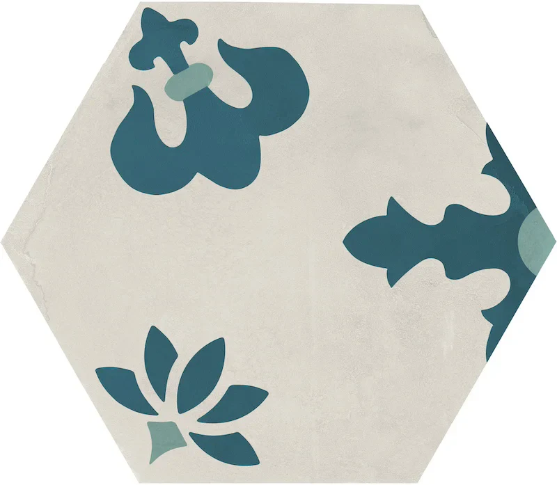 Terra.Art Mix Oceano Cielo Esagona - Gres Effetto Cementina Esagonale 25x21 - Image 7