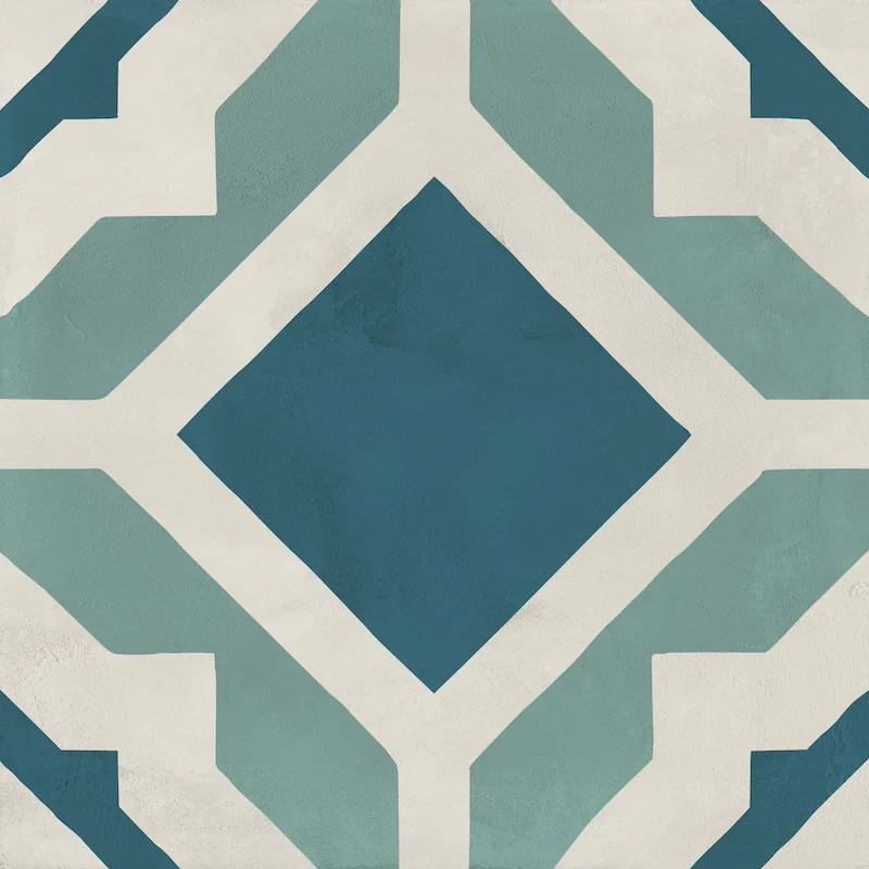 Terra.Art Geometria Oceano Cielo - Gres Effetto Cementine 20x20