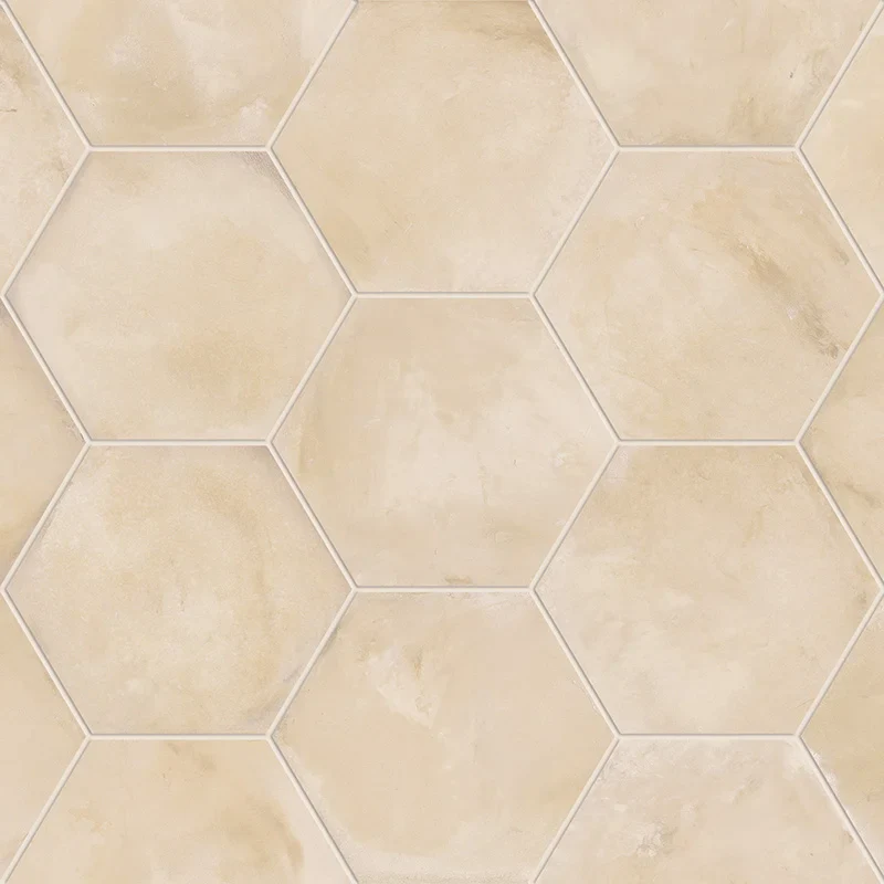 Terra Avorio Esagona - Gres Effetto Cotto Esagonale 25x21 - Image 2