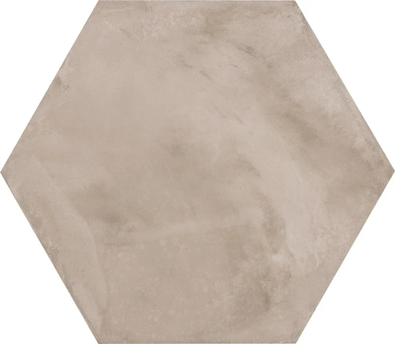 Terra Grigio Esagona - Gres Effetto Cotto Esagonale 25x21