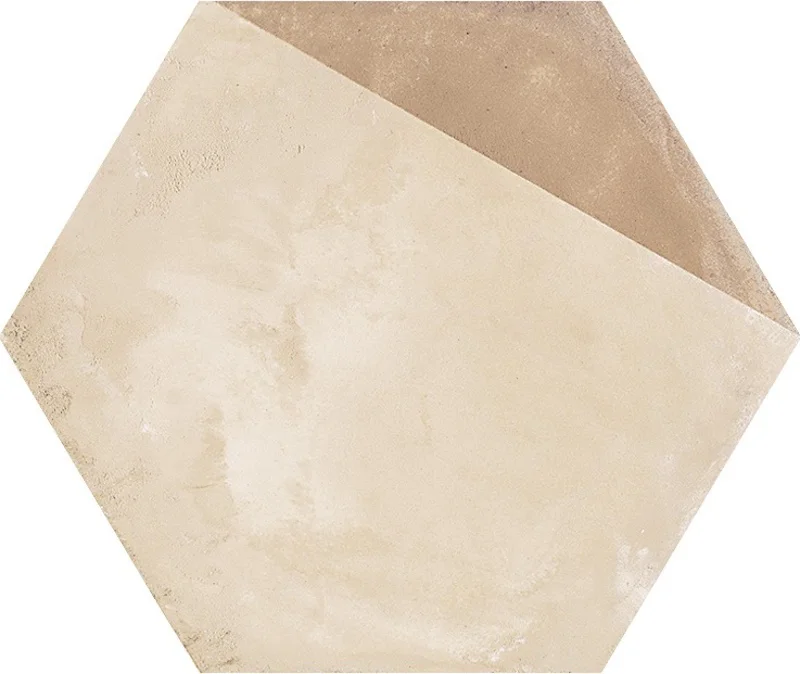 Terra Mix Decori Caldi Esagona - Gres Effetto Cementine Esagonale 25x21 - Image 2