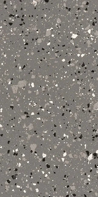 Terrazzotech Antracite - Gres Effetto Marmetta 60x120 Rettificato