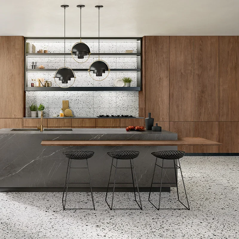 Terrazzotech Argento - Gres Effetto Marmetta 60x60 Rettificato