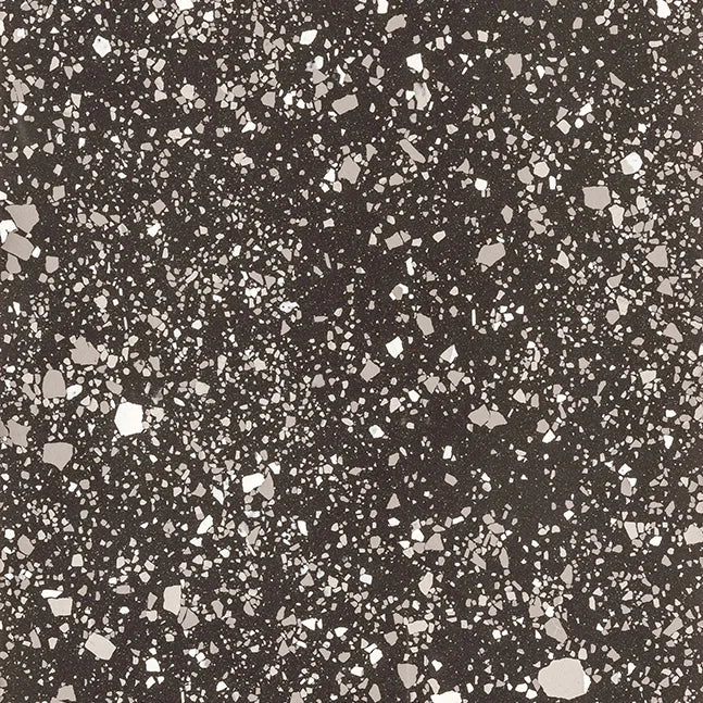 Terrazzotech Nero - Gres Effetto Marmetta 60x60 Rettificato