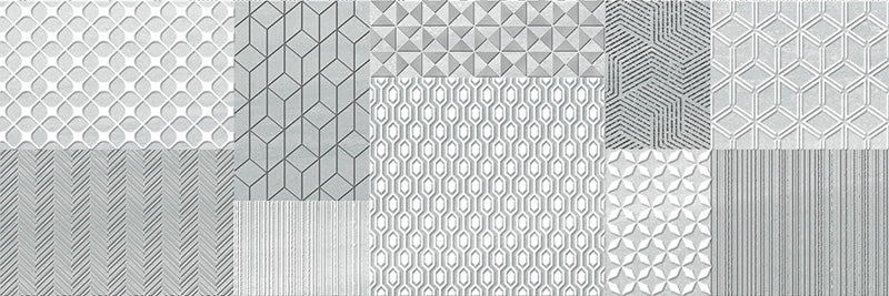 Trex Era Ice - Rivestimento Effetto Carta da Parati Geometrica 25x75 - Image 3