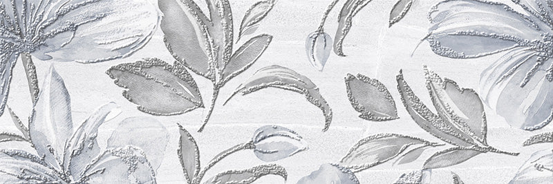 Trex Flora Ice - Rivestimento Effetto Carta da Parati Floreale 25x75 - Image 3