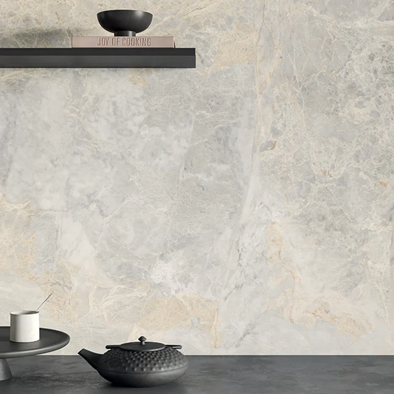 Versilia Fiorito Ivory - Gres effetto marmo lucido 60x120 rettificato